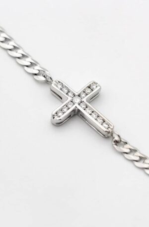 Italian Fremada Chain Yellow Stone Pendant