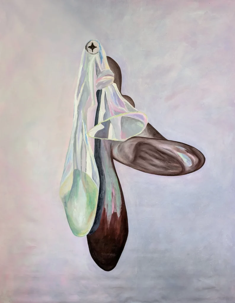 Condom1 - nim - volatile - jundoosing - oil -painting - art - canvas - renaissance - pastel