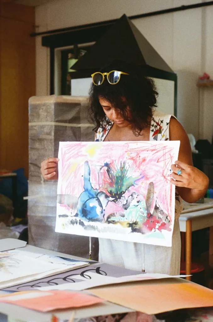 nim - jundoosing - volatile - portrait photo - painting - 1